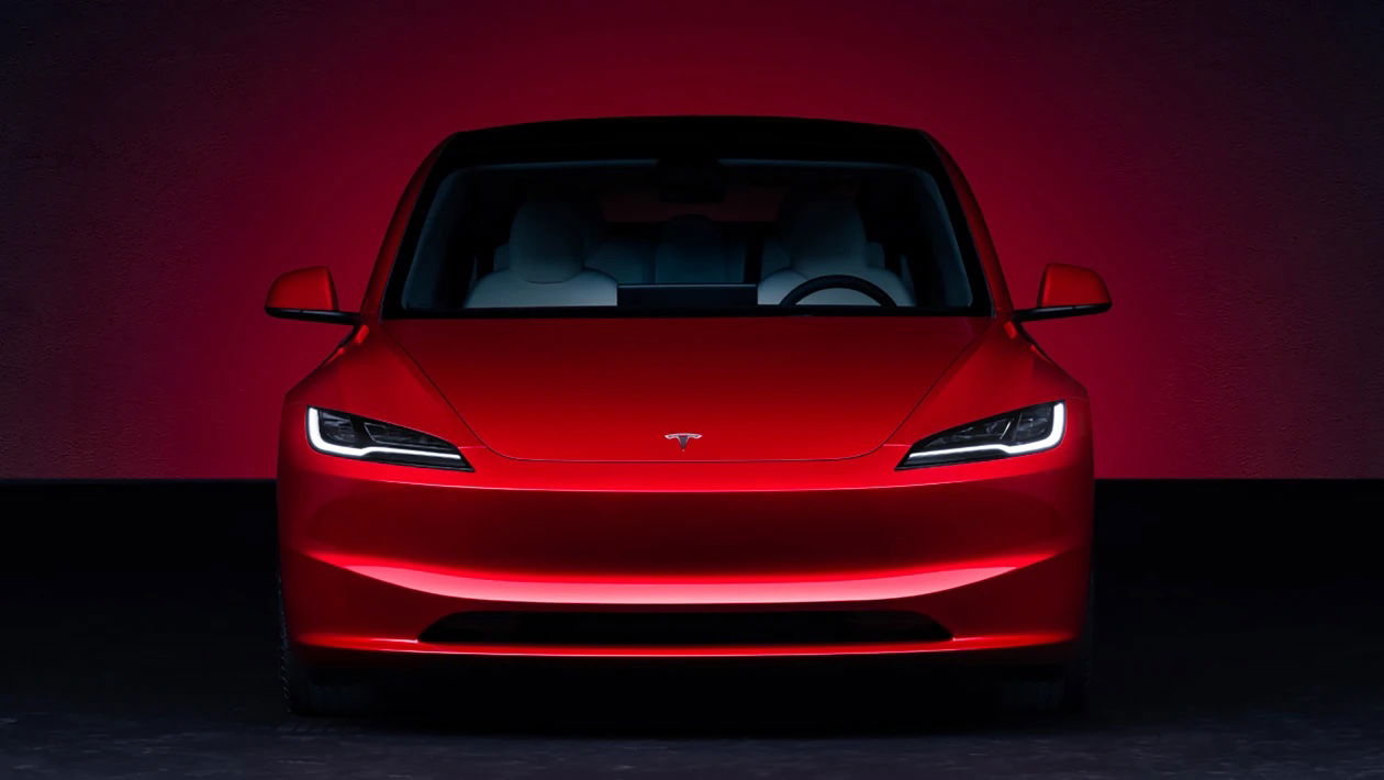 The Tesla Model 3 ‘Highland’ Has A New Face And A 421-Mile Range